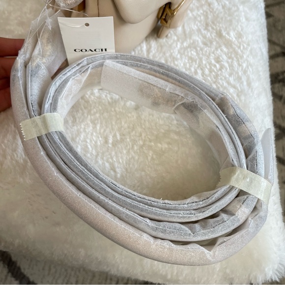 ‼️SOLD‼️ Coach Pillow Tabby 18 in Ivory - Picture 12 of 12